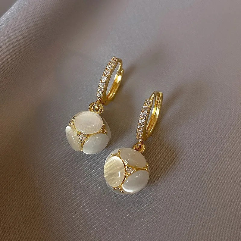 Opal Earrings Women'S Fashion Delicate Earrings