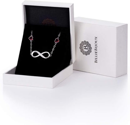 Infinity Love Bracelets for Women 925 Sterling Silver Womens Bracelet Love Symbol Charm Adjustable Bracelet Jewelry