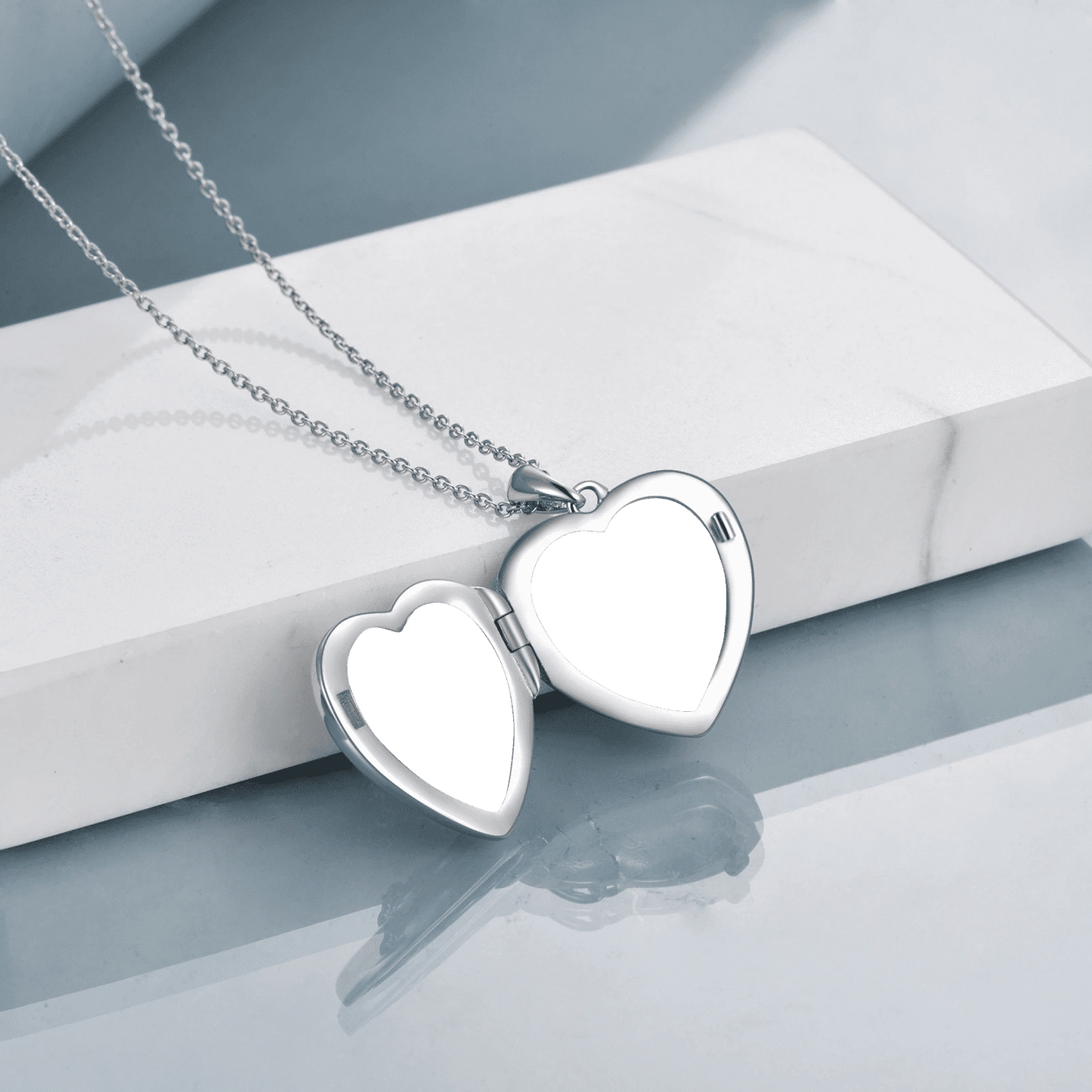 Anniversary Gifts for Women Sterling Silver Heart Cat Lockets Necklace That Holds Pictures Jewelry Birthday Gifts