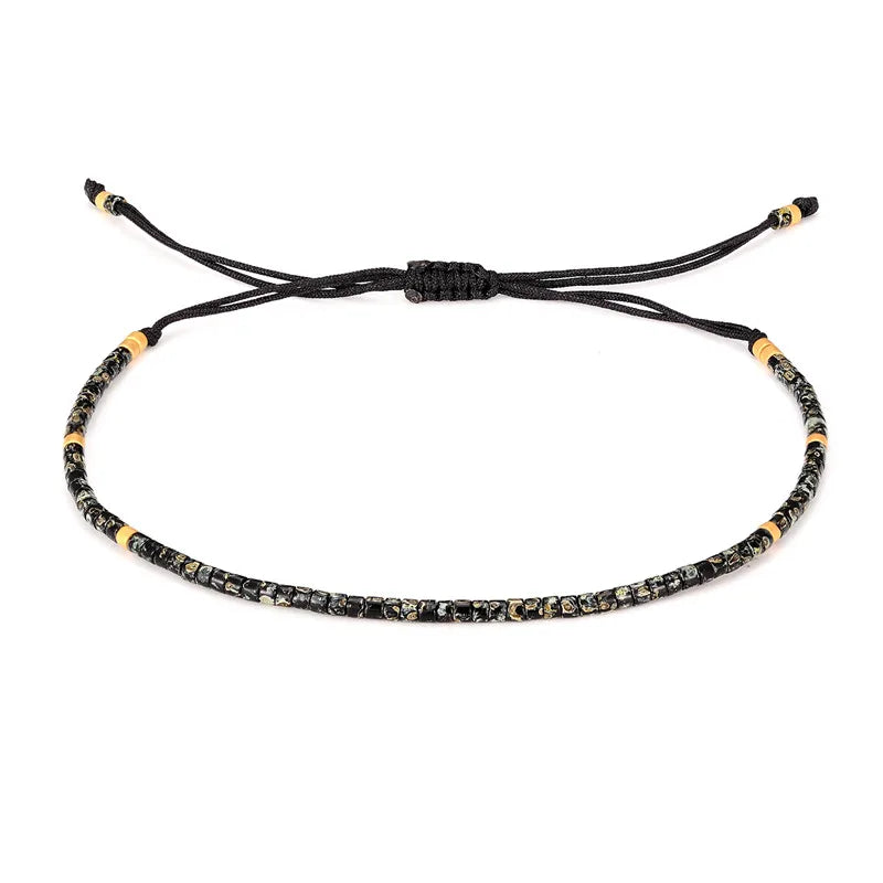 Handmade New Friendship Bracelets Thin Rope Miyuki Beaded Bracelets for Women Men Fashion Charm Jewelry