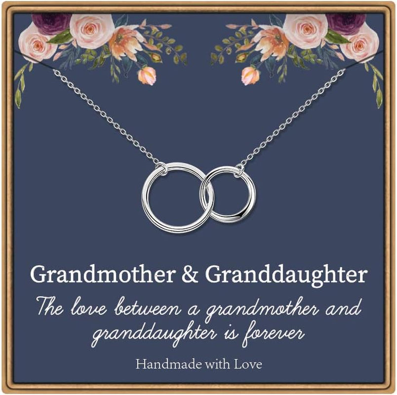 Pearl Circle Necklace - Cross Necklace for Women, Baptism, Cousin, Granddaughter, Stepmom, Grandma, Sister in Law Gifts
