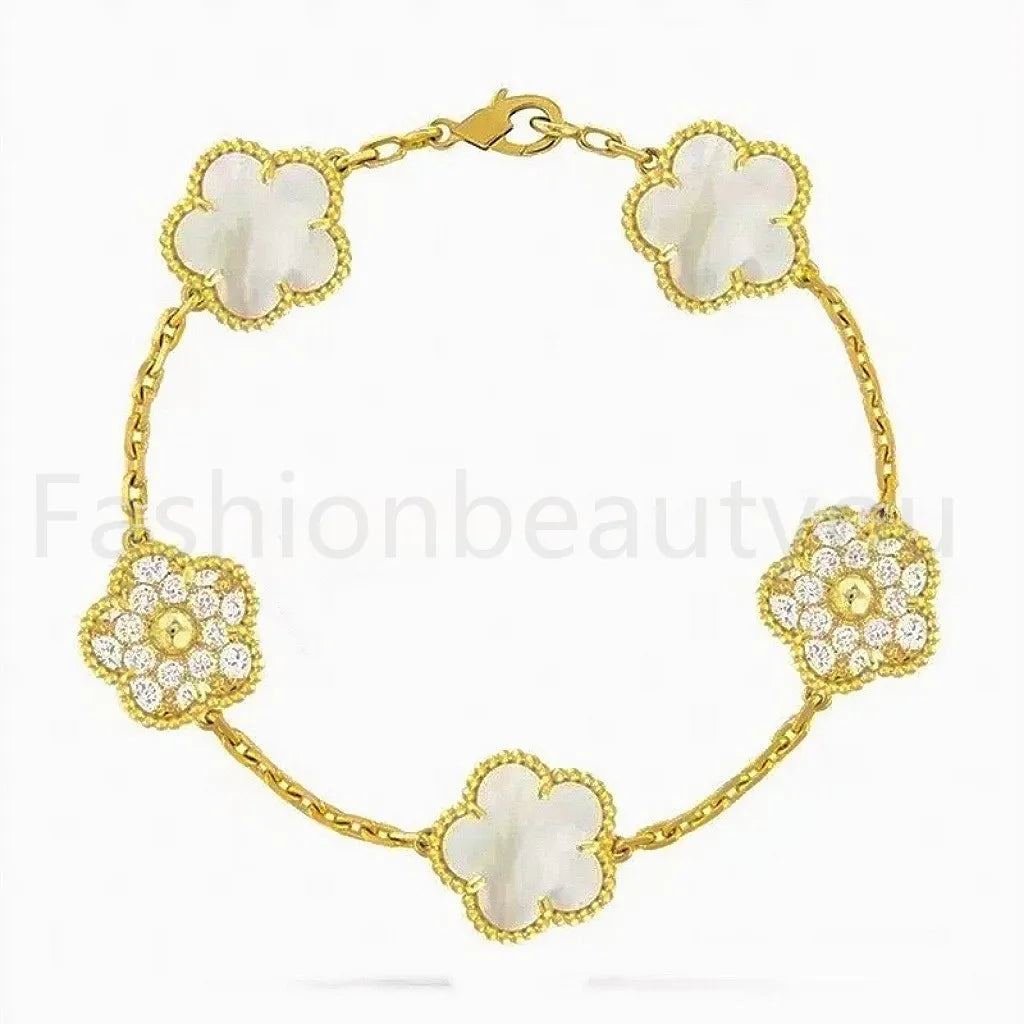 High Quality Designer Bracelet Women Luxury Four Leaf Clover Bracelet Designer Jewlery for Women Gold Bracelet Womens Bracelets Men Luxury Jewelry