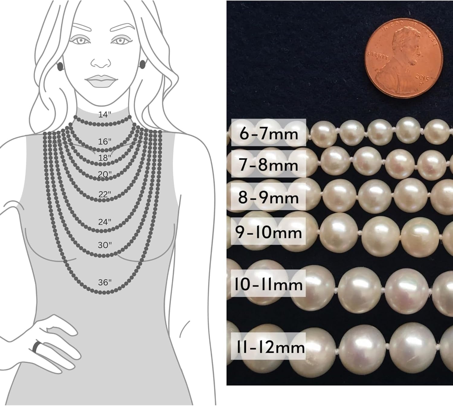 ROUND Real Pearl Necklace Set for Women Bracelet Stud Earrings Ivory Beige Cream White Pearl Jewelry Set Men Cultured Freshwater Wedding