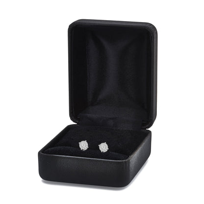 1/3 Carat T.W. Diamond Sterling Silver Stud Earrings. (I-J/I3)