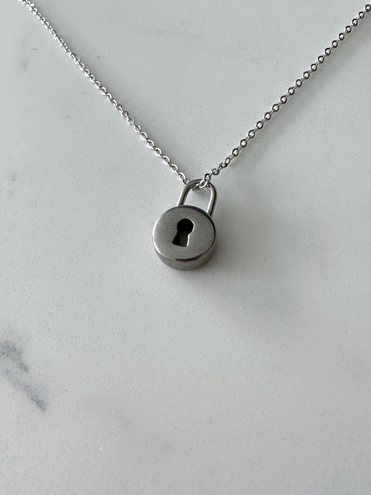 Stainless Steel Silver Key Matching Necklaces– Set of 2