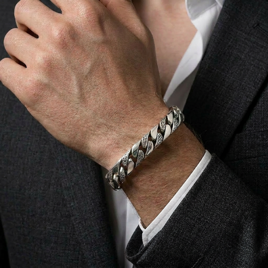 Ornate Cuban Bracelet