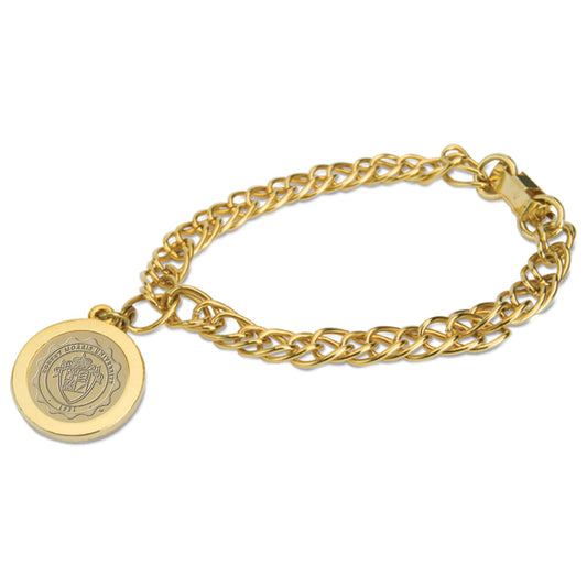 Gold Robert Morris Colonials Charm Bracelet